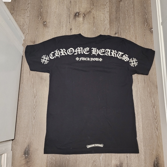 Chrome Hearts Scroll Logo Men's Large T-Shirt